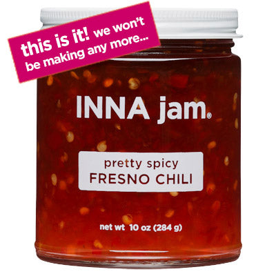 pretty spicy FRESNO CHILI jam