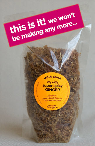 super spicy GINGER snacks