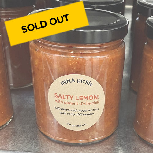 spicy SALTY LEMON! with piment d'ville chili