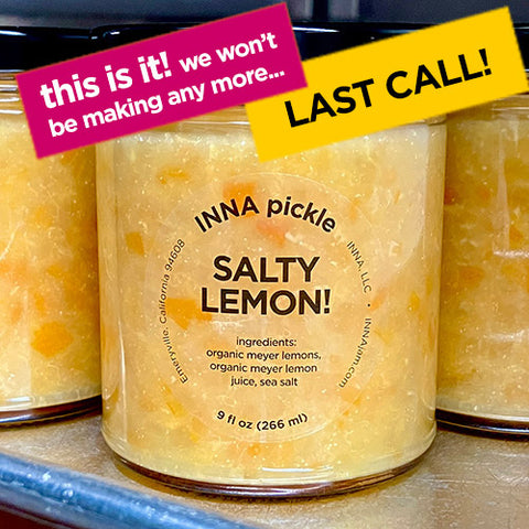 SALTY LEMON! salt-preserved meyer lemons, chopped up and ready to use
